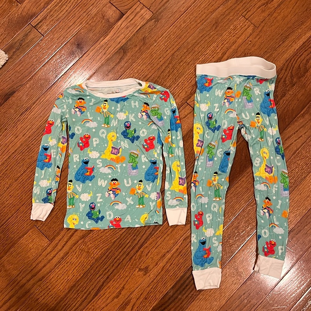 Little Sleepies 2-piece Sesame Street Long Sleeve Pajamas